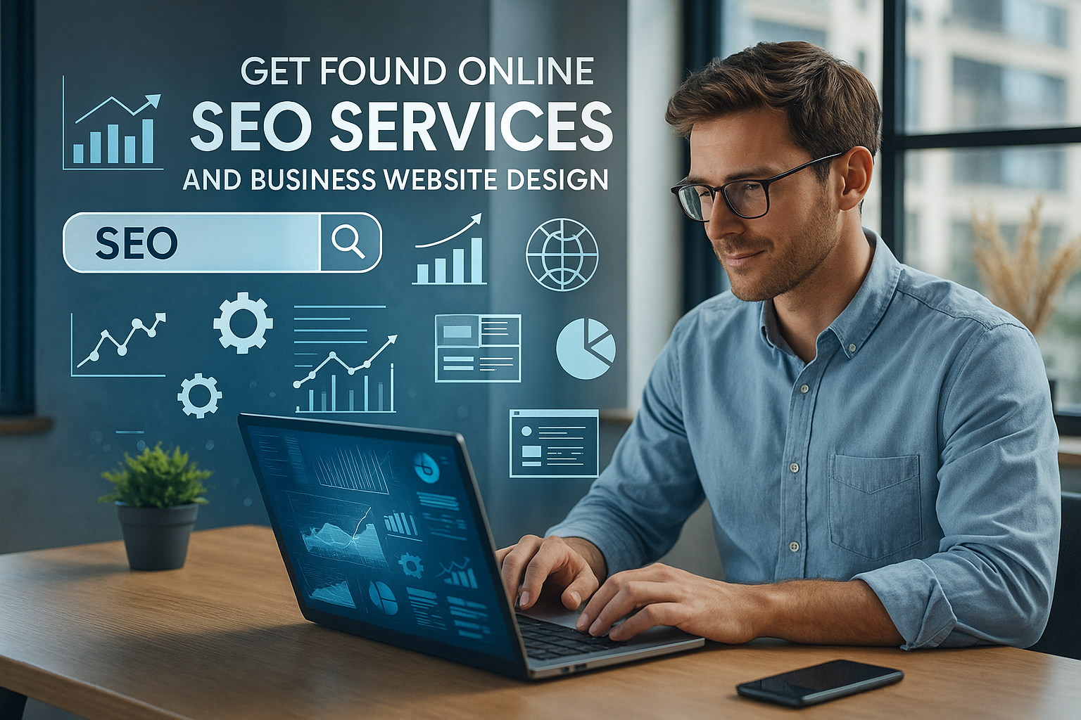 Get found online with our expert SEO services and business website design